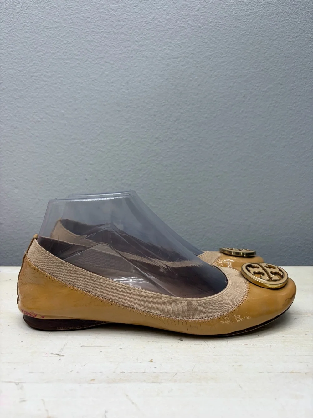 Tory Burch Brown Leather Coraline Flats Size 6.5